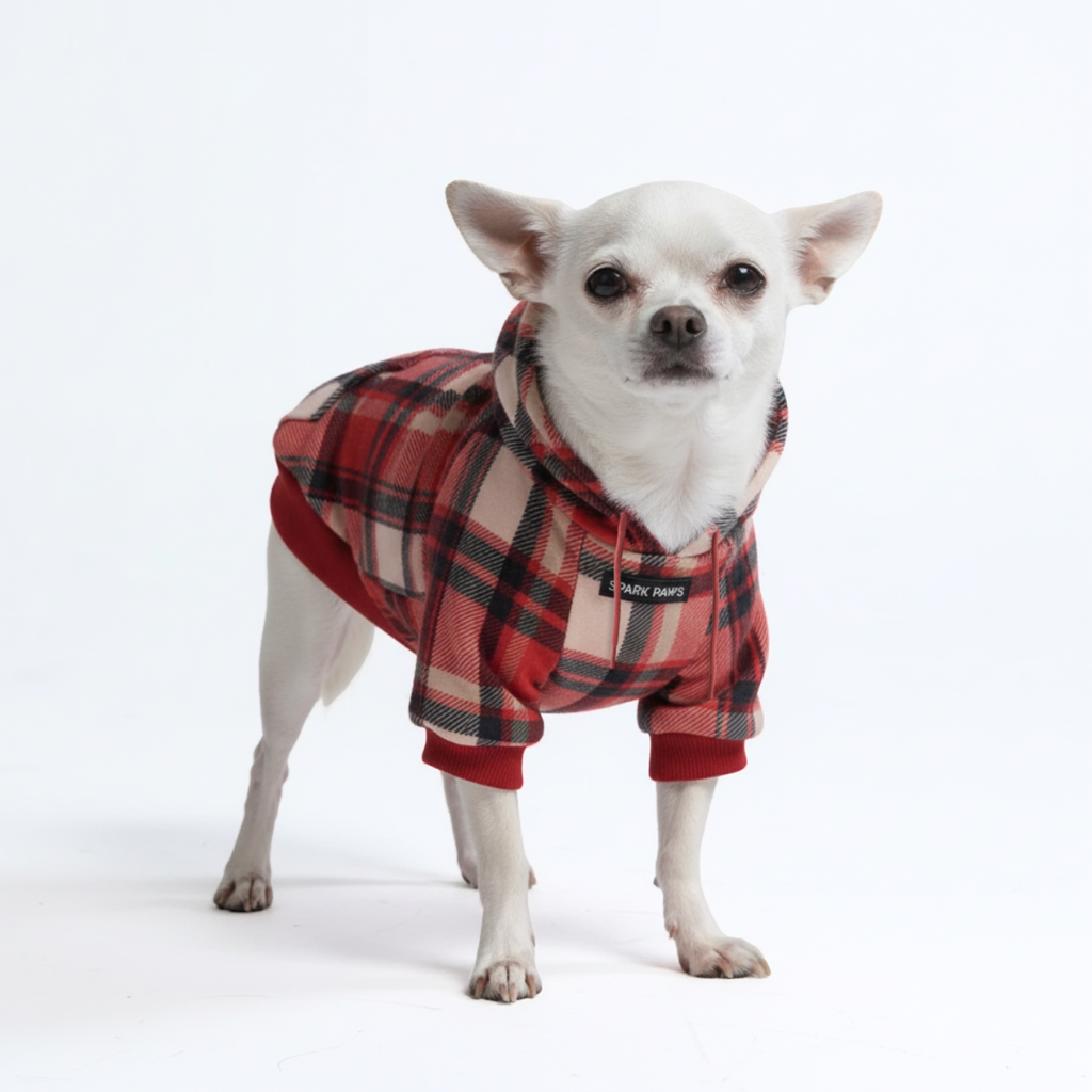 Plaid Dog Hoodies