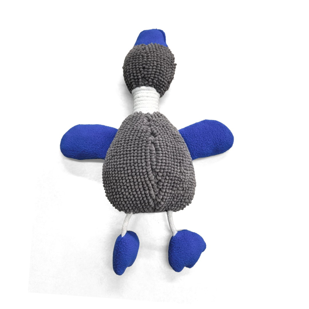 Wumarts Mat Duck Dog Toy for Indoor & Outdoor Play – Durable Chenille Plush Dog Toys for Aggressive Chewers, Safe & Fun for All Breeds