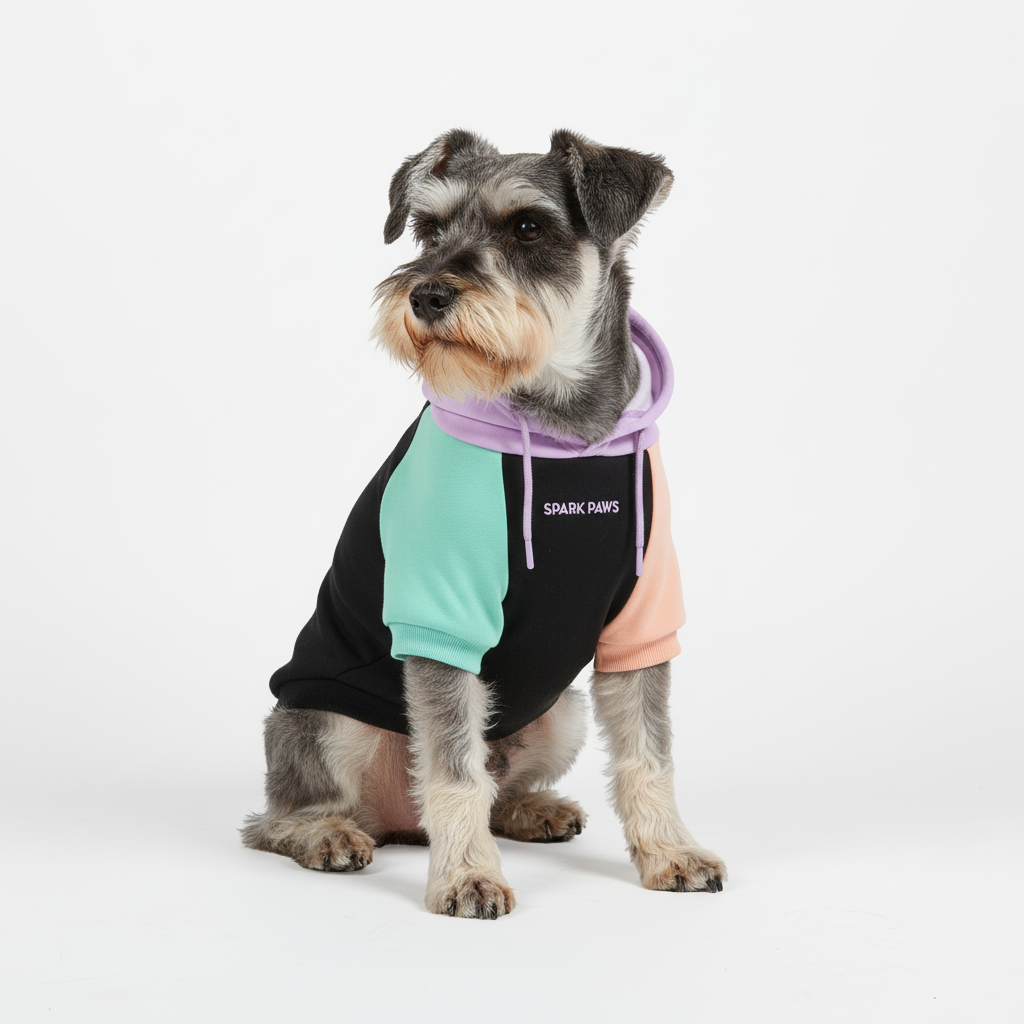 Color Block Dog Hoodies