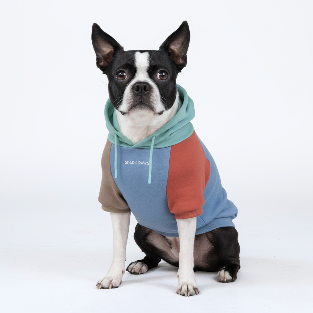 Color Block Dog Hoodies