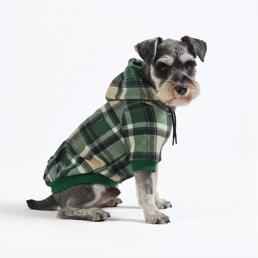 Plaid Dog Hoodies