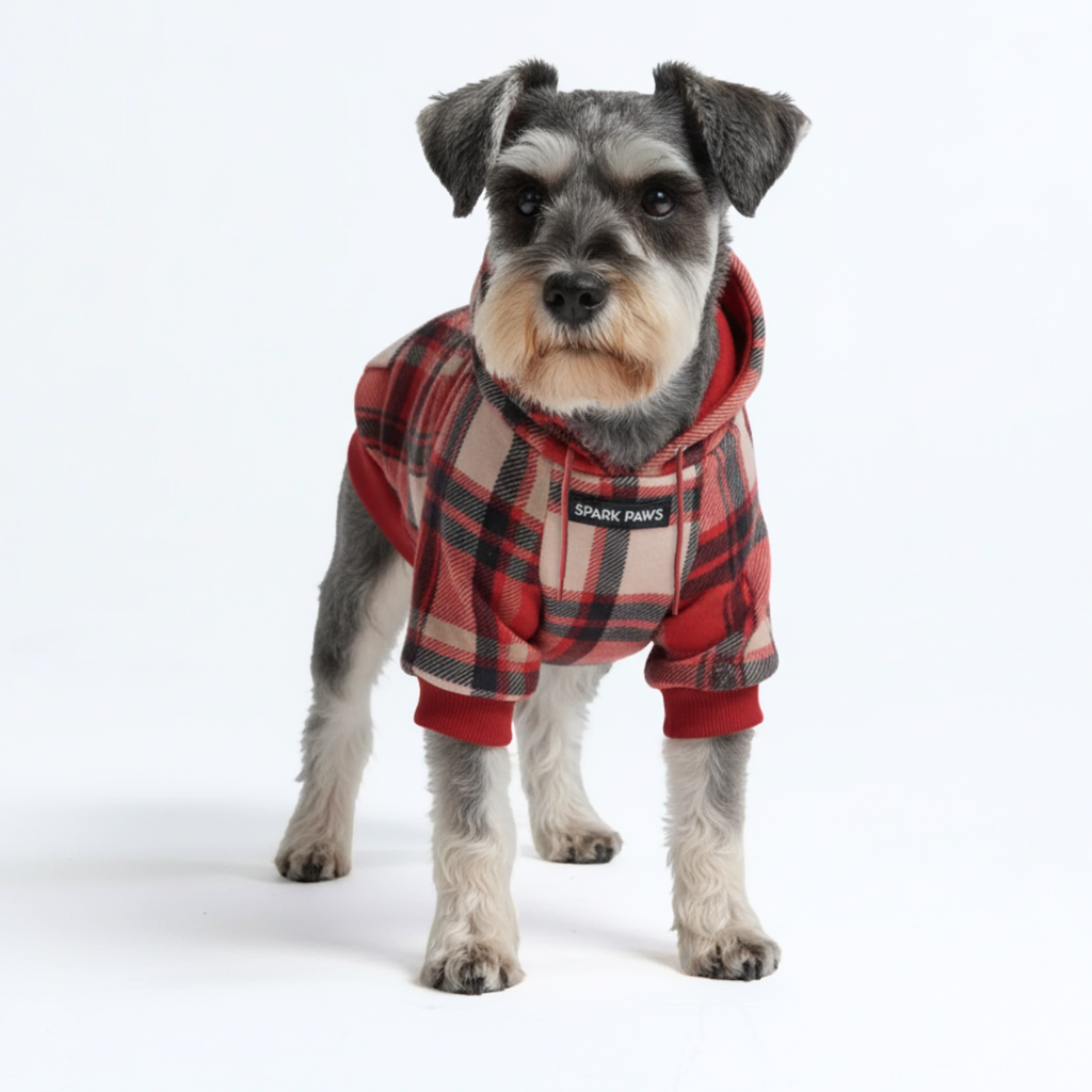 Plaid Dog Hoodies