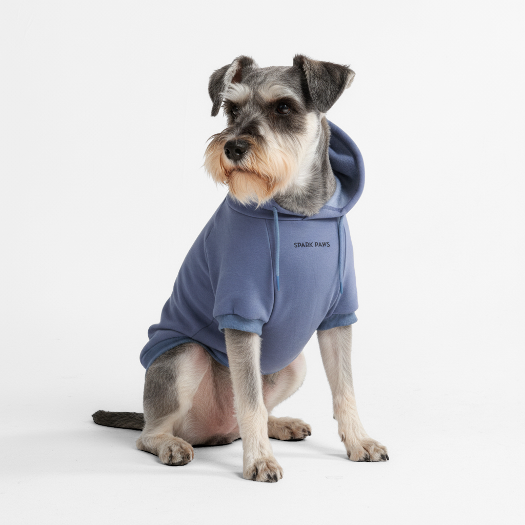 Essential Dog Hoodie - Slate Blue