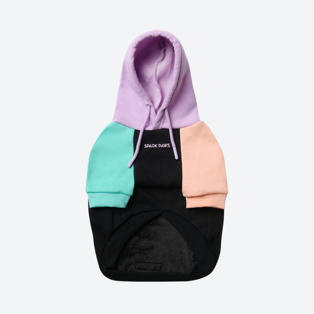 Color Block Dog Hoodies