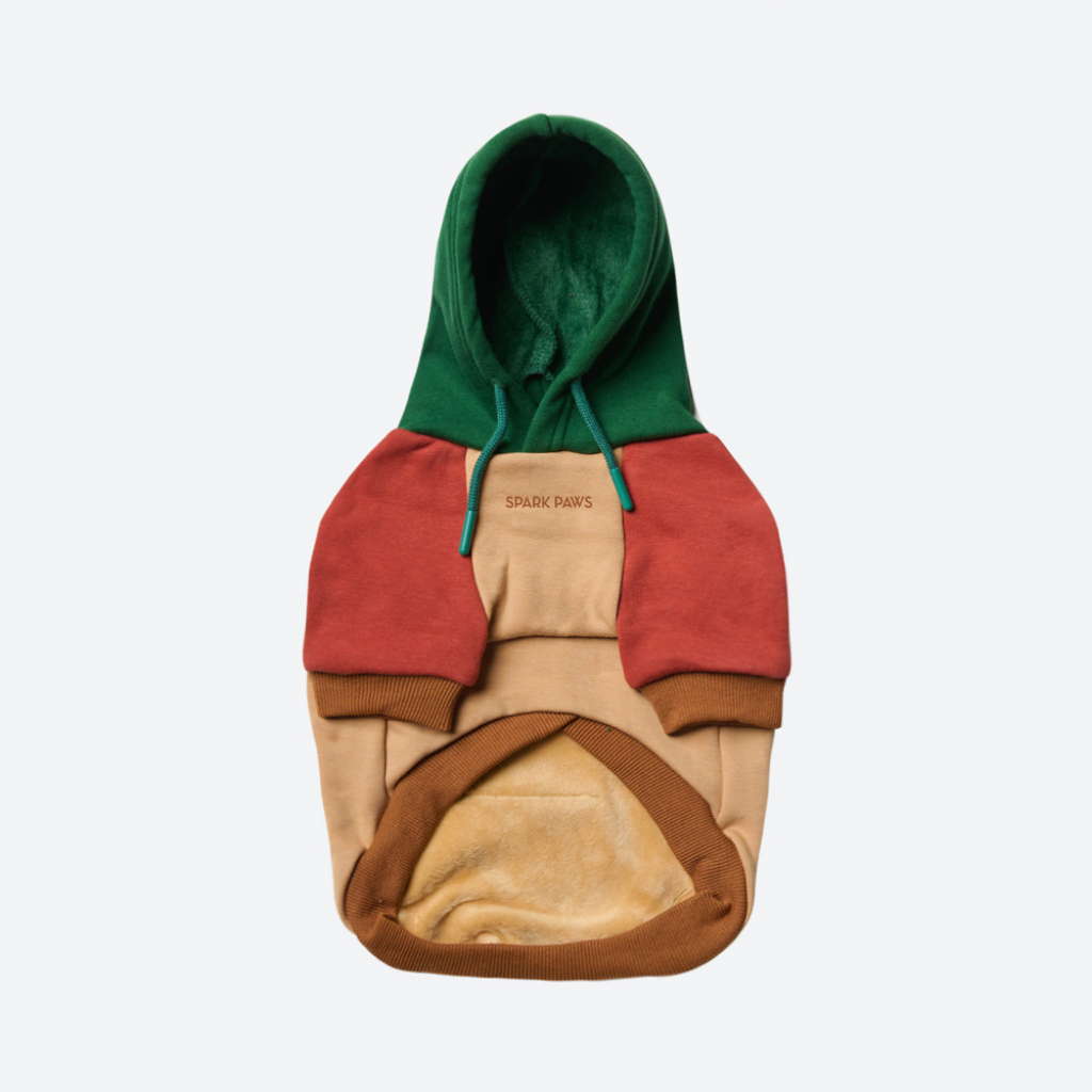 Color Block Dog Hoodies