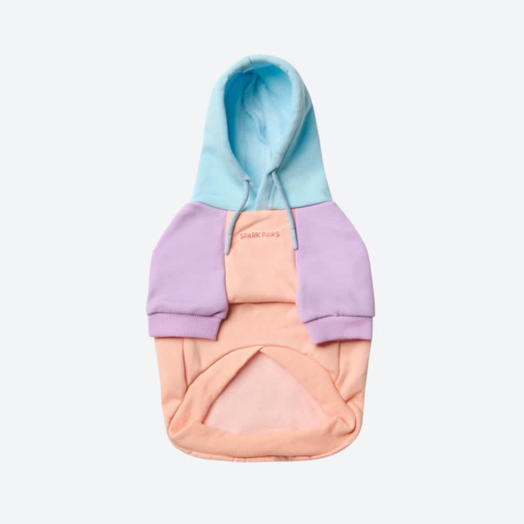 Cotton Candy Dog Hoodie