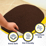 Wumarts Mat® Super Absorbent Microfiber Dog Door Oval Mat