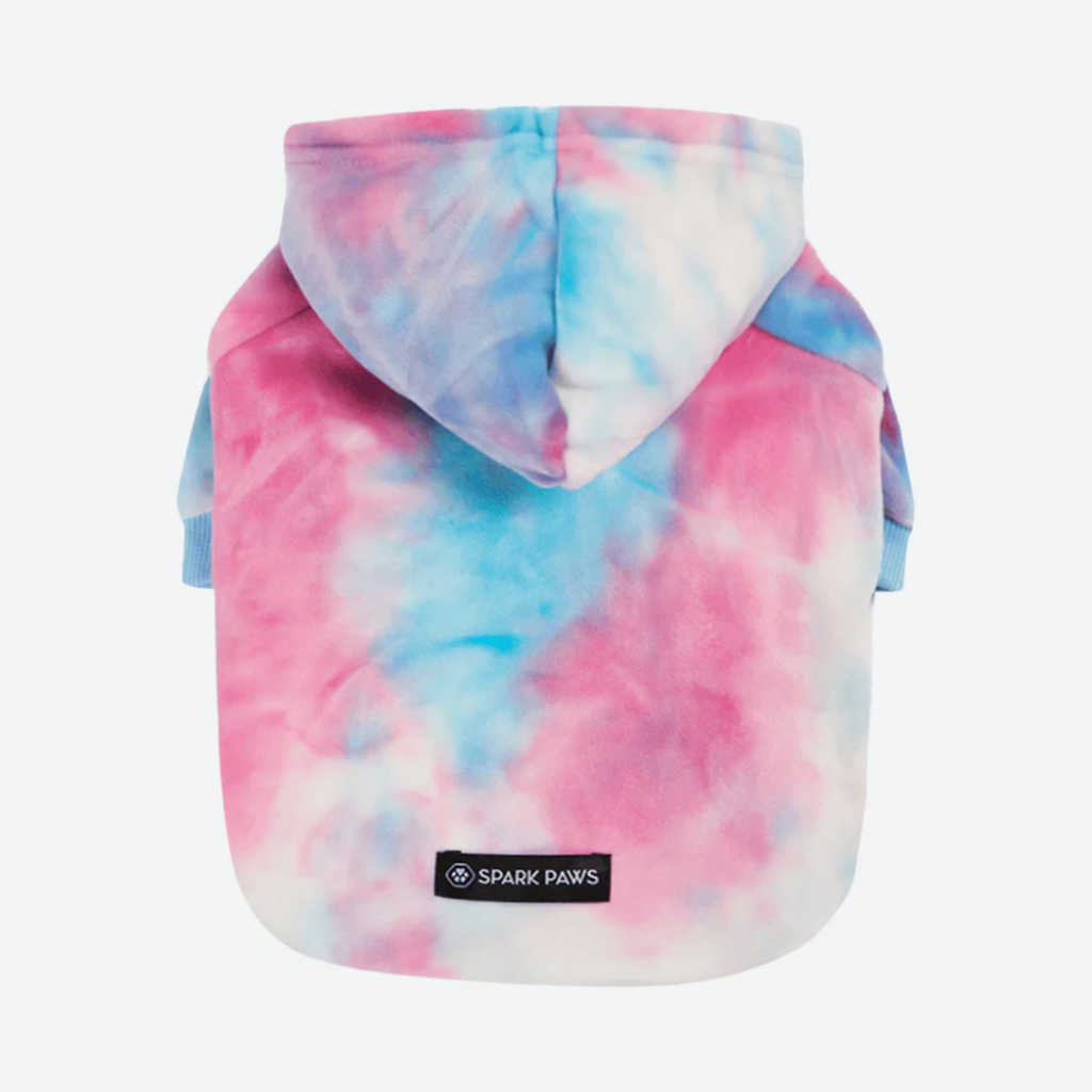 Velvet Dog Hoodie - Snow Cone