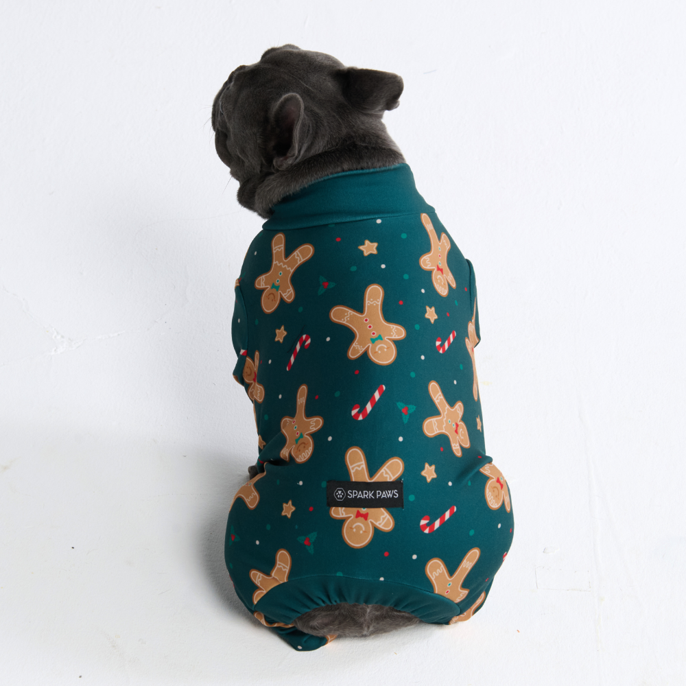 Dog Christmas Pajama - Gingerbread Man