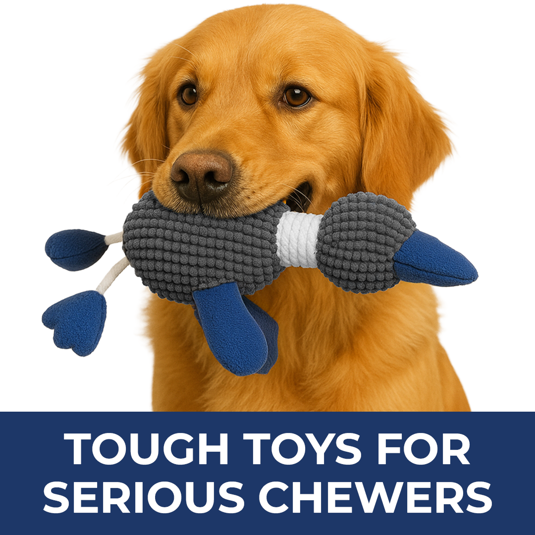 Wumarts Mat Duck Dog Toy for Indoor & Outdoor Play – Durable Chenille Plush Dog Toys for Aggressive Chewers, Safe & Fun for All Breeds