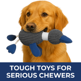 Wumarts Mat Duck Dog Toy for Indoor & Outdoor Play – Durable Chenille Plush Dog Toys for Aggressive Chewers, Safe & Fun for All Breeds