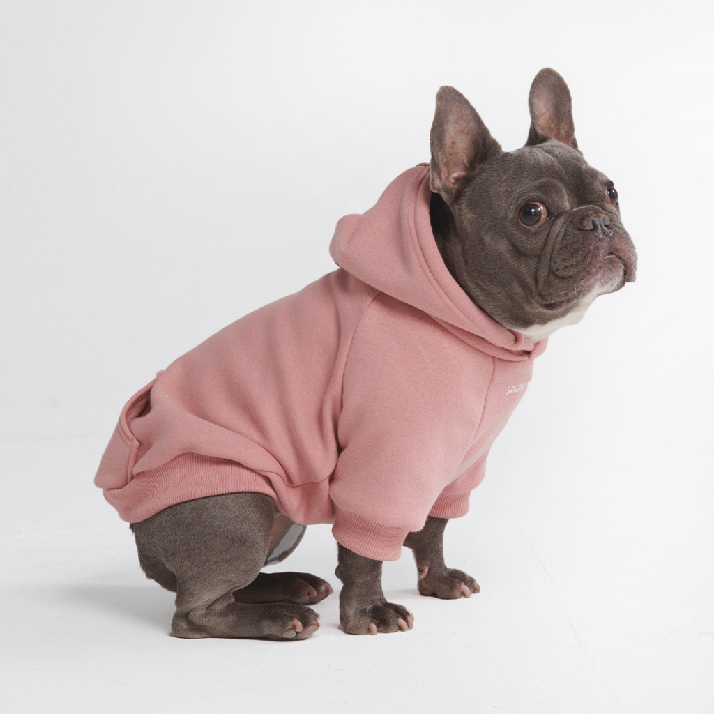 Essential Dog Hoodie - Dusty Pink