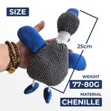 Wumarts Mat Duck Dog Toy for Indoor & Outdoor Play – Durable Chenille Plush Dog Toys for Aggressive Chewers, Safe & Fun for All Breeds