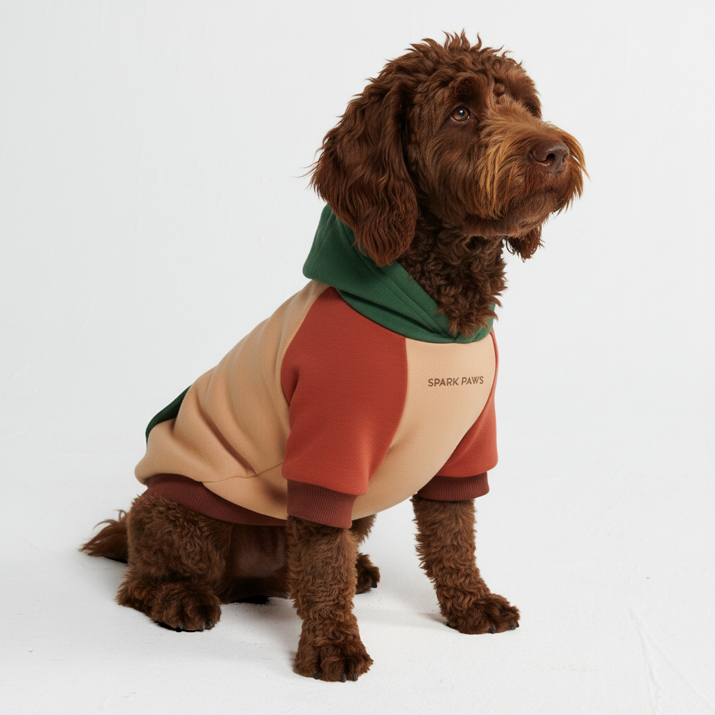 Color Block Dog Hoodies