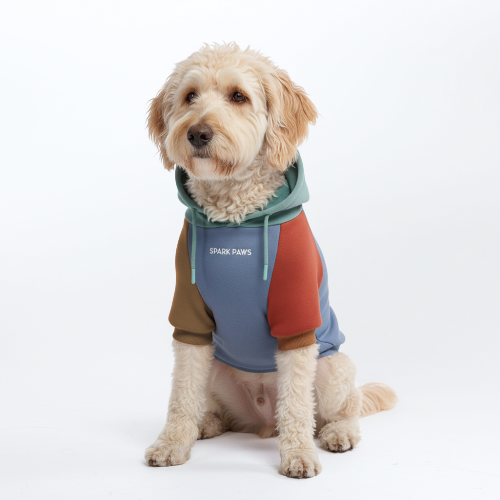 Color Block Dog Hoodies