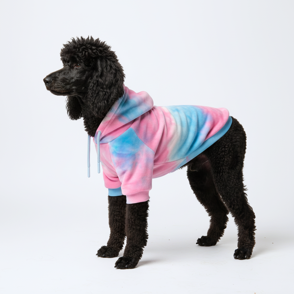 Velvet Dog Hoodie - Snow Cone