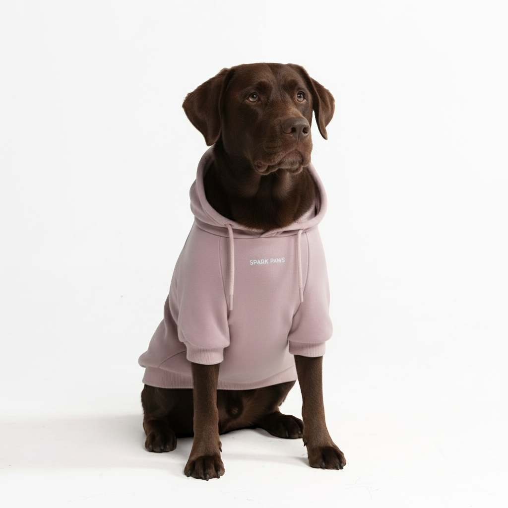 Essential Dog Hoodie - Purple Taupe
