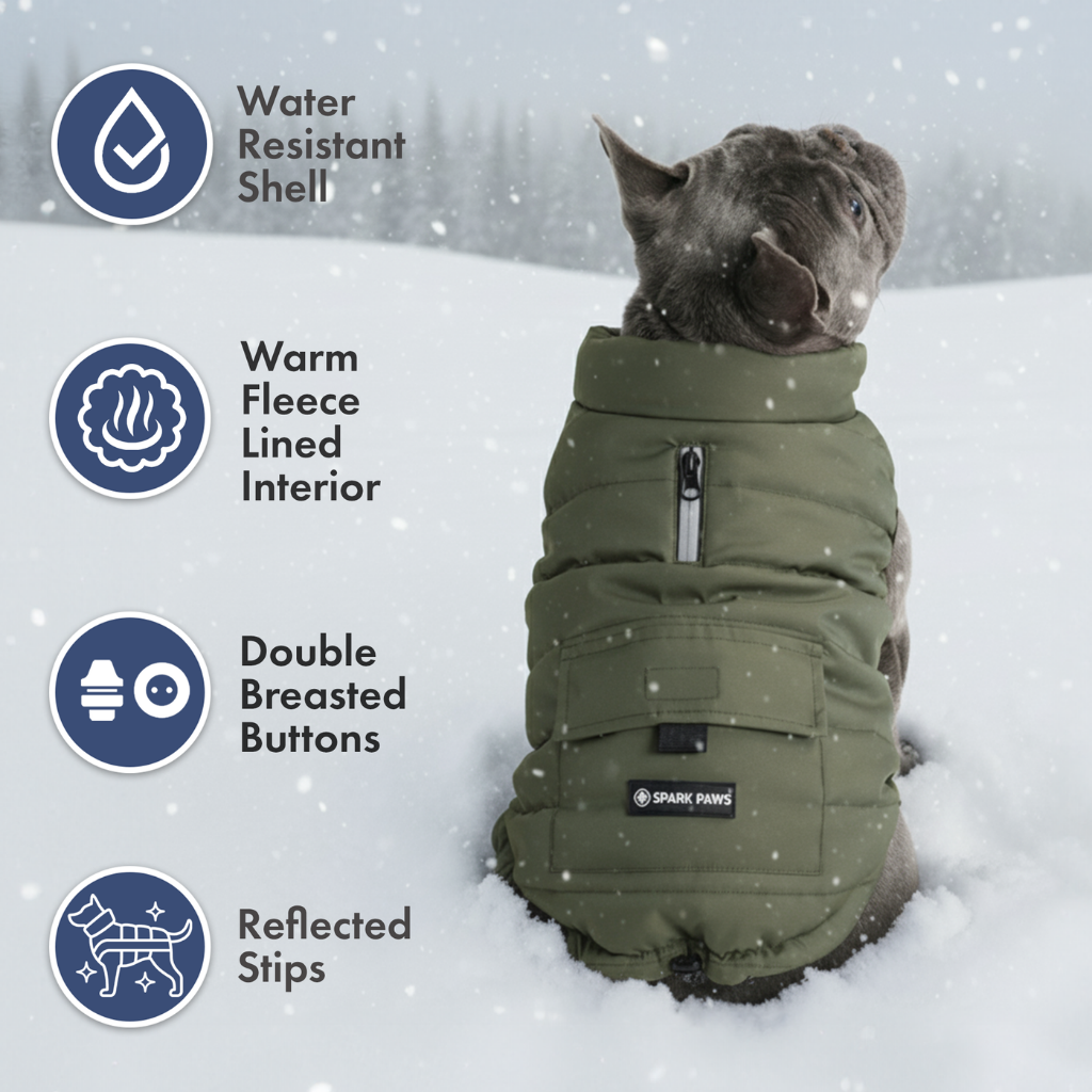 WarmShield Water-Resistant Jacket - Olive