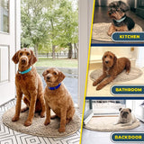 Wumarts Mat® Super Absorbent Microfiber Dog Door Oval Mat