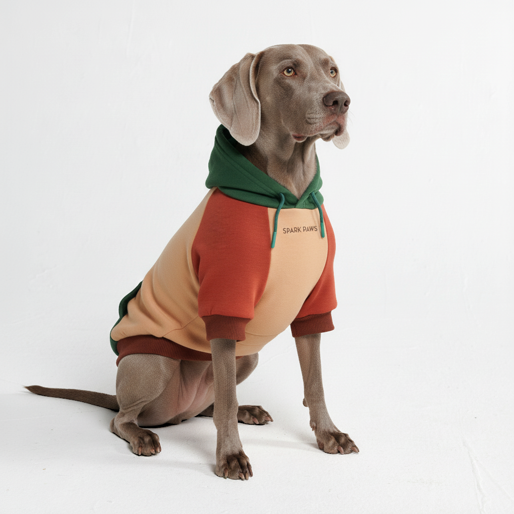 Color Block Dog Hoodies