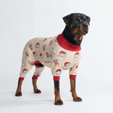 Dog Christmas Pajama - Santa and Rudolph