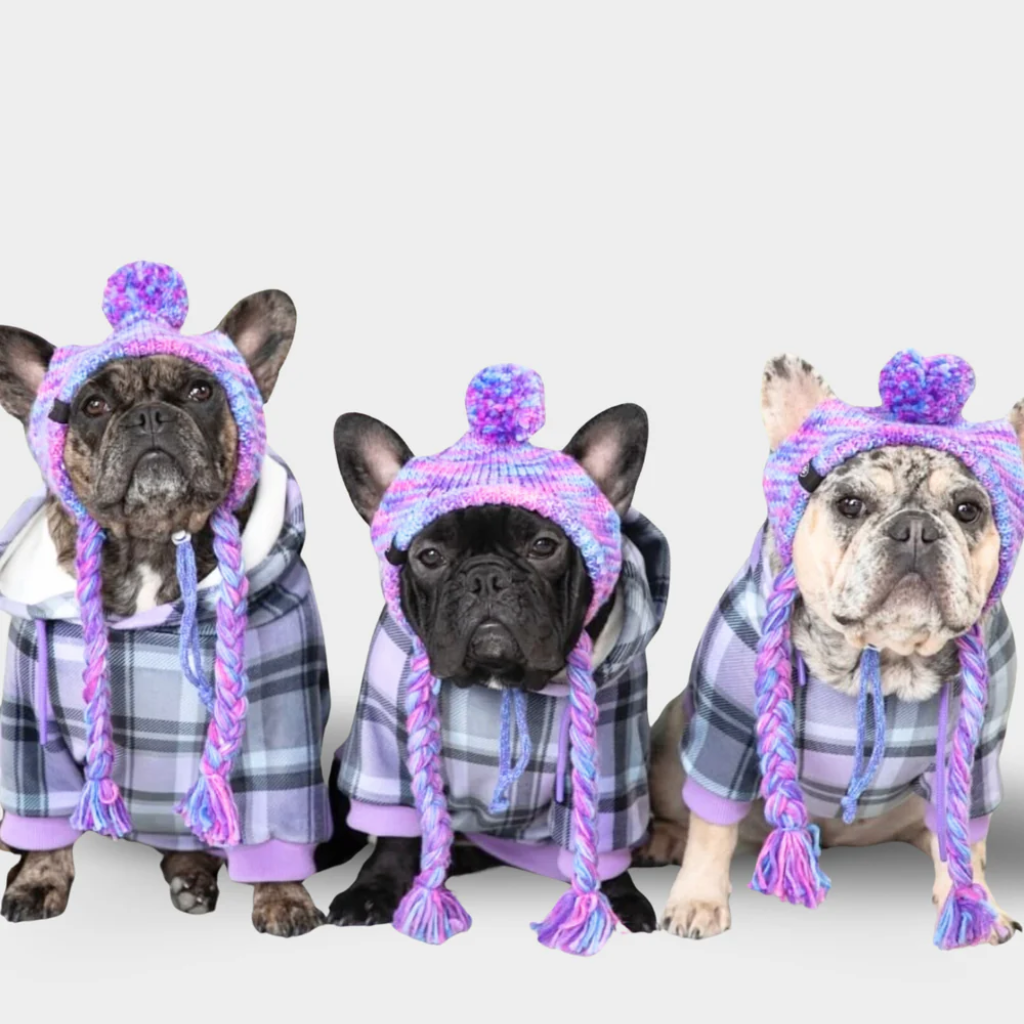 Plaid Dog Hoodies
