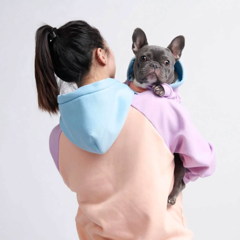 Cotton Candy Dog Hoodie