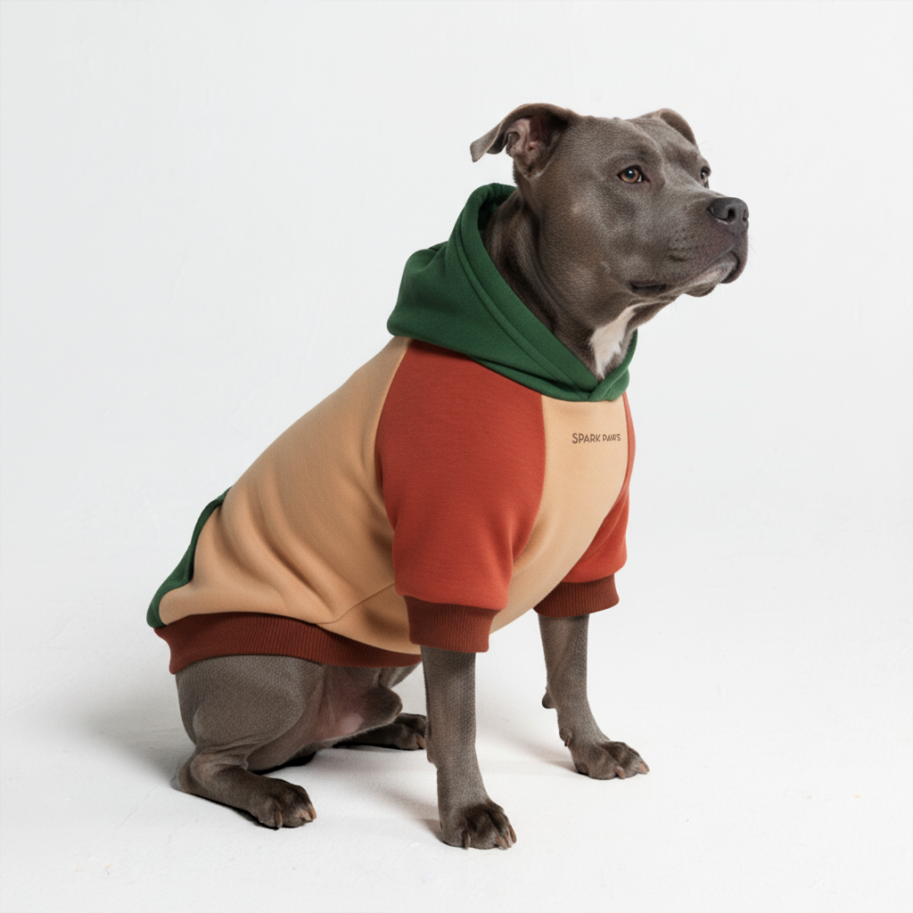 Color Block Dog Hoodies