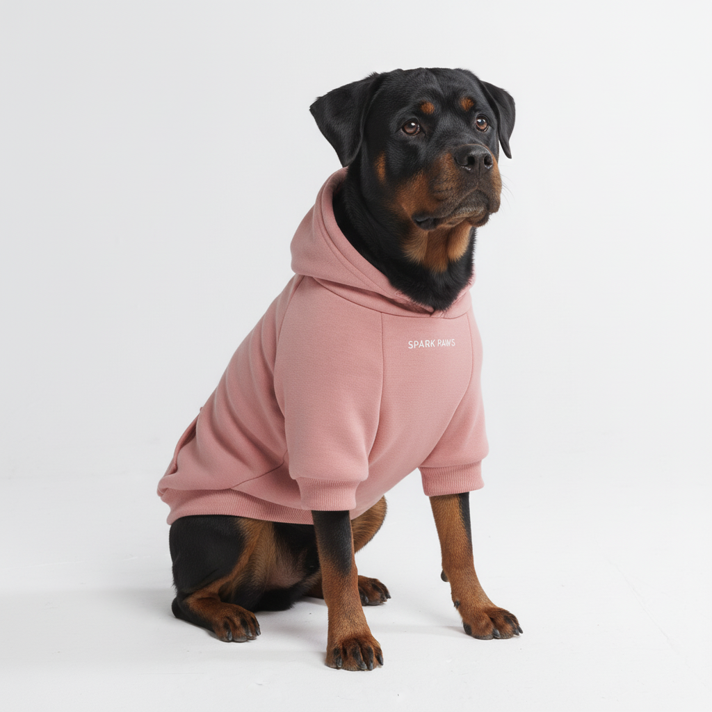 Essential Dog Hoodie - Dusty Pink