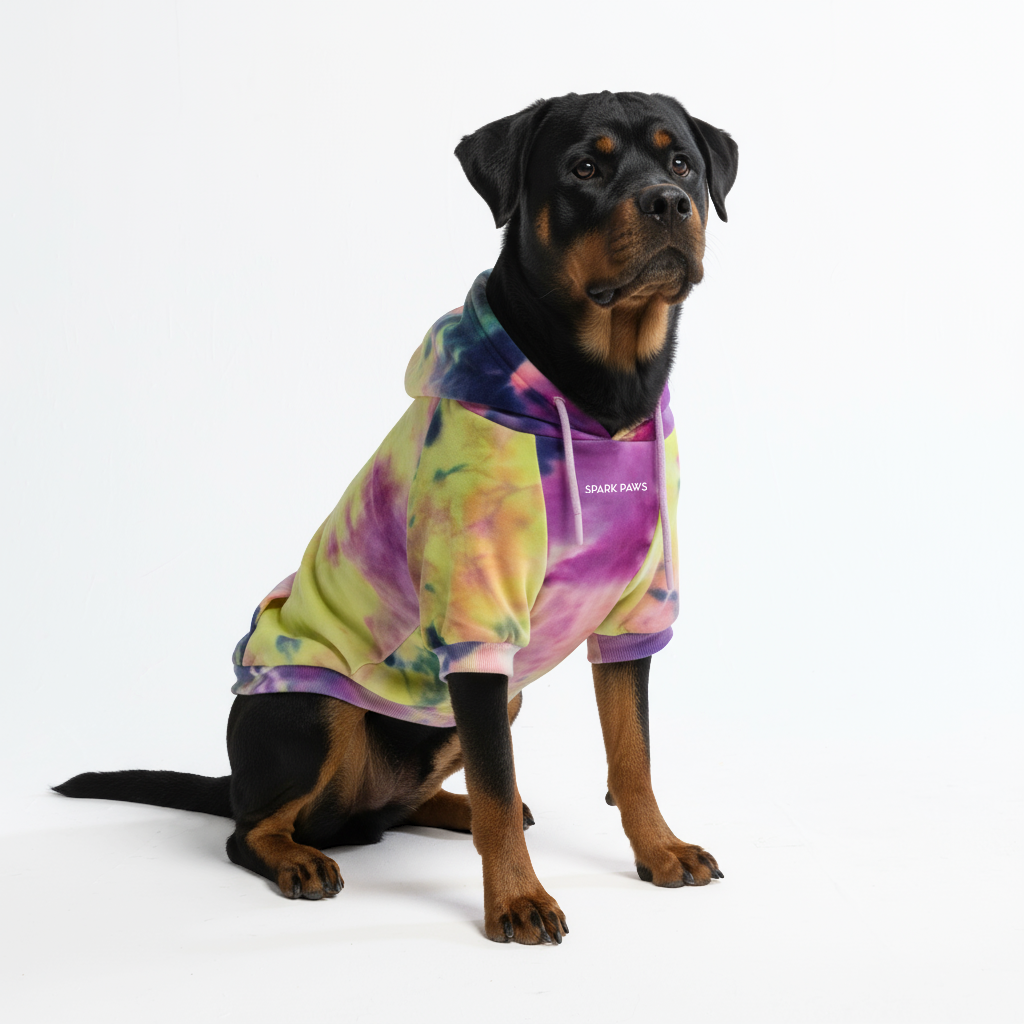 Velvet Dog Hoodie - Berry Lemonade