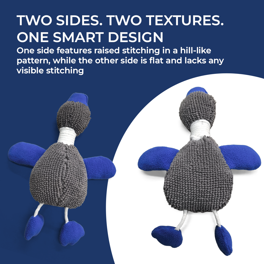Wumarts Mat Duck Dog Toy for Indoor & Outdoor Play – Durable Chenille Plush Dog Toys for Aggressive Chewers, Safe & Fun for All Breeds