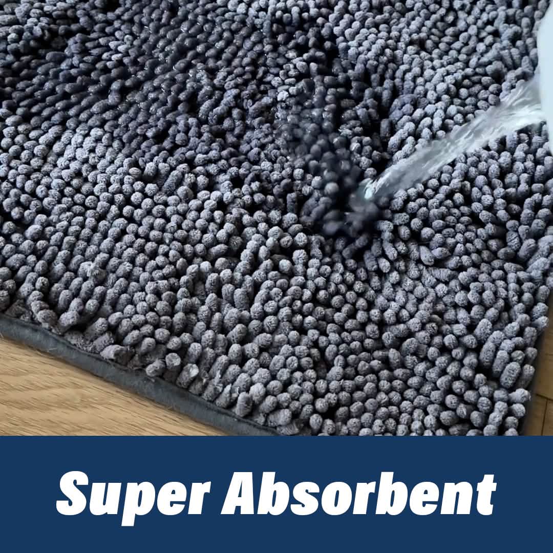 Wumarts Mat® Bathroom Rugs set, Bath Mats (20”x30”) with U Shaped Toilet Mat (20”x20”)