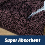 Wumarts Mat® Bathroom Rugs set, Bath Mats (20”x30”) with U Shaped Toilet Mat (20”x20”)