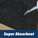 Wumarts Mat® Bathroom Rugs set, Bath Mats (20”x30”) with U Shaped Toilet Mat (20”x20”)