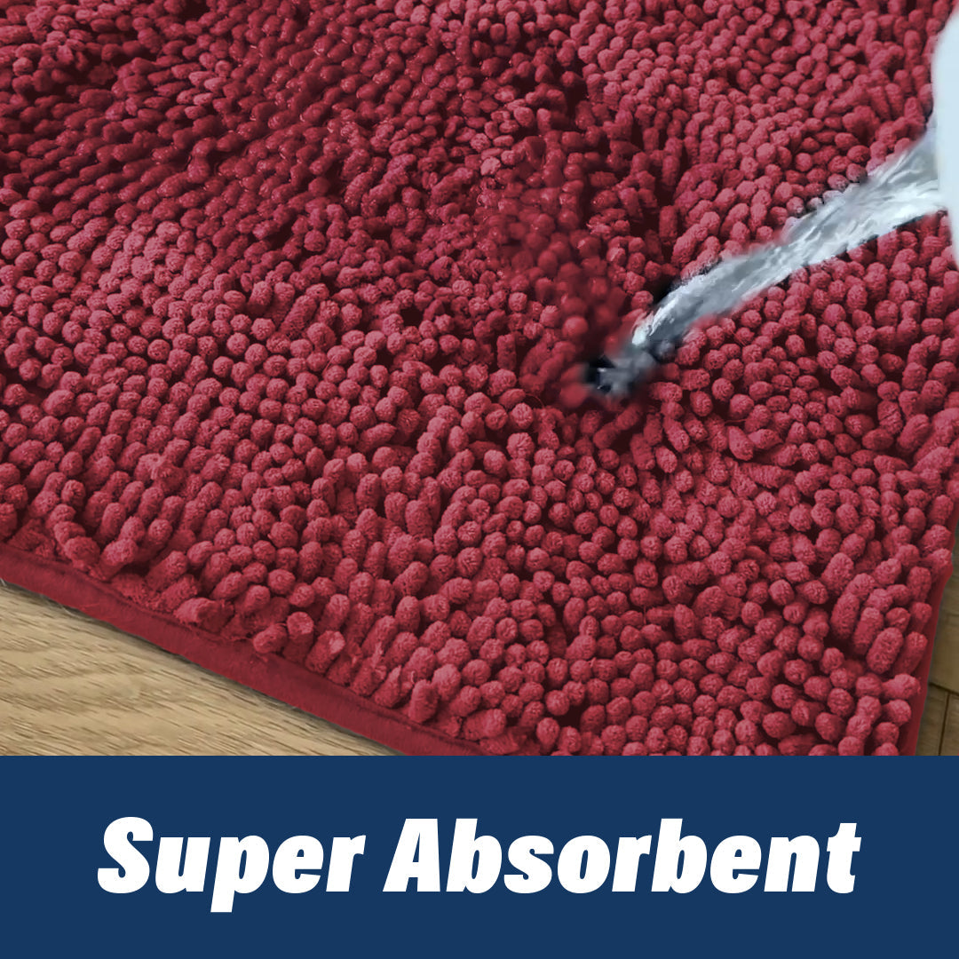 Wumarts Mat® Bathroom Rugs set, Bath Mats (20”x30”) with U Shaped Toilet Mat (20”x20”)