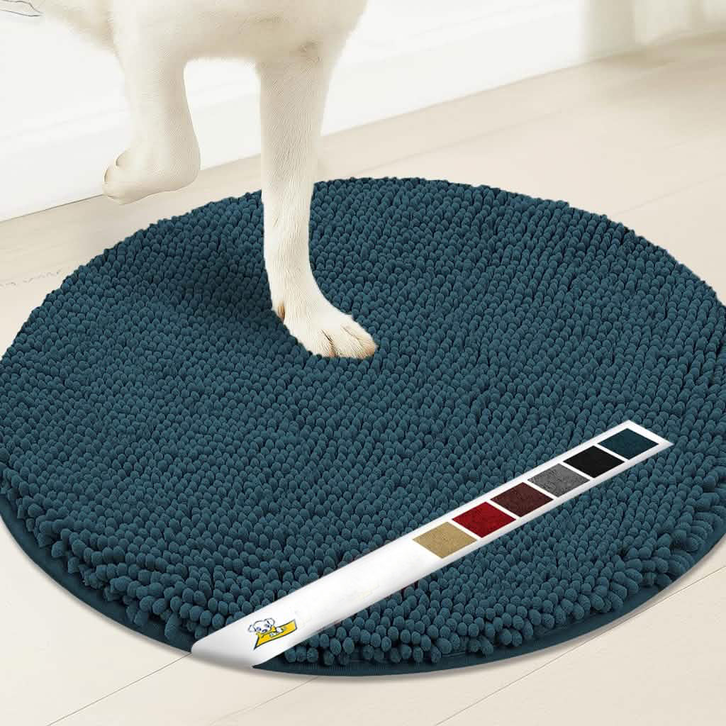 Wumarts Mat® Super Absorbent Microfiber Dog Door Oval Mat