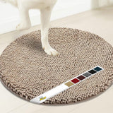 Wumarts Mat® Super Absorbent Microfiber Dog Door Oval Mat