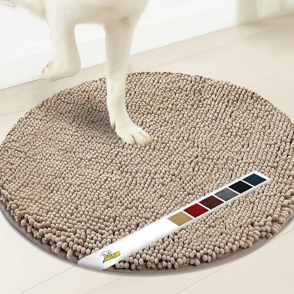 Wumarts Mat® Super Absorbent Microfiber Dog Door Oval Mat