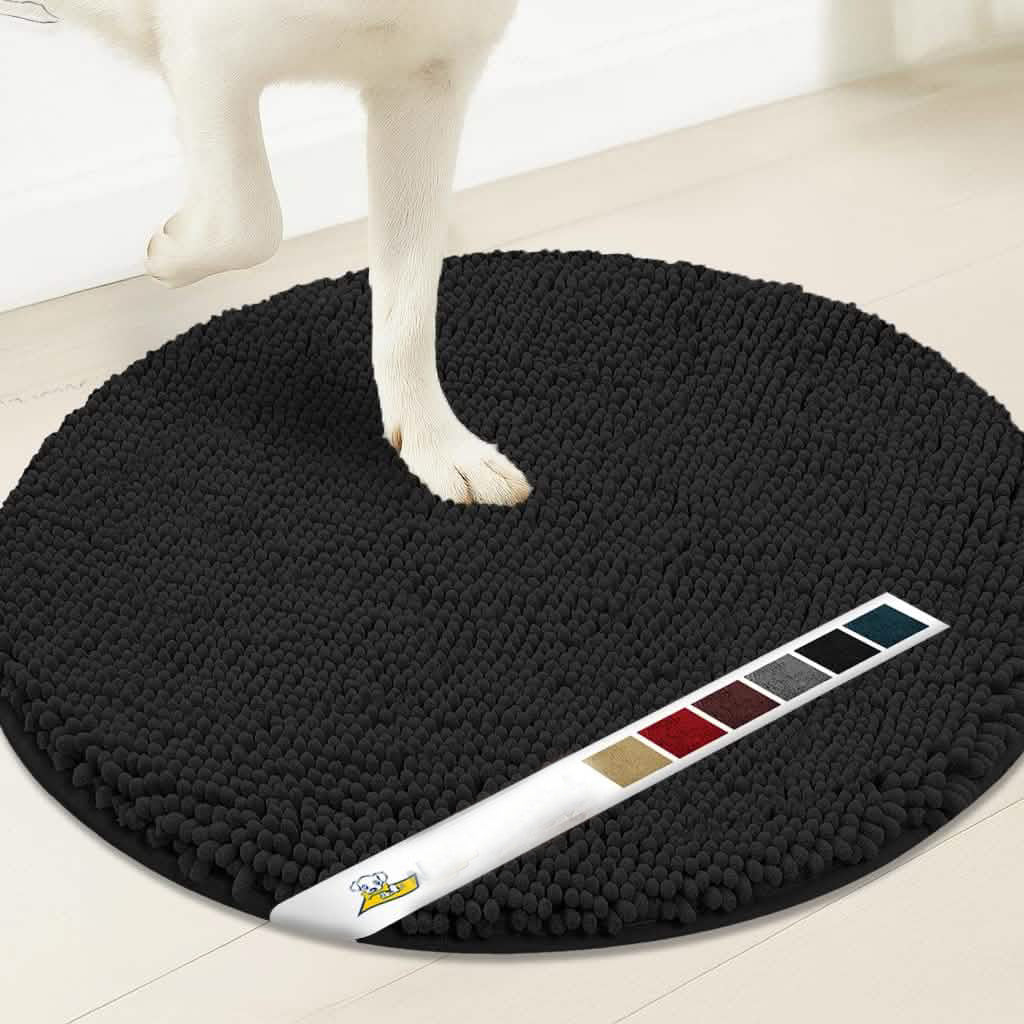 Wumarts Mat® Super Absorbent Microfiber Dog Door Oval Mat