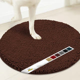 Wumarts Mat® Super Absorbent Microfiber Dog Door Round Mat