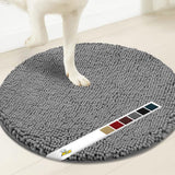Wumarts Mat® Super Absorbent Microfiber Dog Door Round Mat