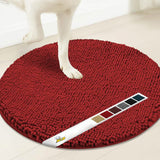 Wumarts Mat® Super Absorbent Microfiber Dog Door Round Mat