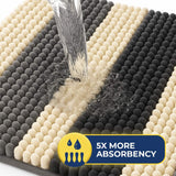 Wumarts Mat® Horizontal Loop Design Super Absorbent Chenille Dog Door Mat for Wumarts Paws – Non-Slip, Machine Washable Indoor Entry Rug, Quick-Dry Pet Mat for Entryway