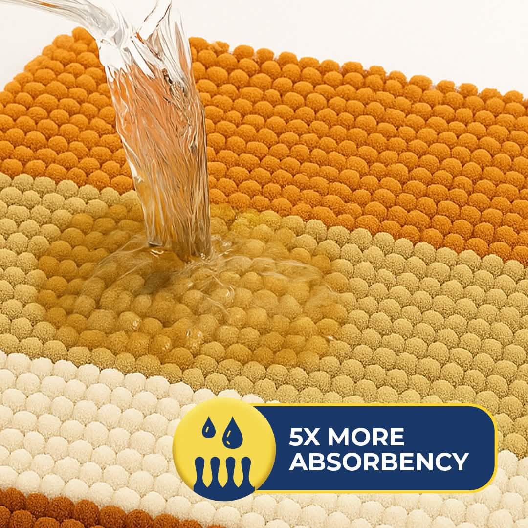 Wumarts Mat® Vertical Loop Design Super Absorbent Chenille Dog Door Mat for Wumarts Paws – Non-Slip, Machine Washable Indoor Entry Rug, Quick-Dry Pet Mat for Entryway