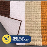 Wumarts Mat® Vertical Loop Design Super Absorbent Chenille Dog Door Mat for Wumarts Paws – Non-Slip, Machine Washable Indoor Entry Rug, Quick-Dry Pet Mat for Entryway