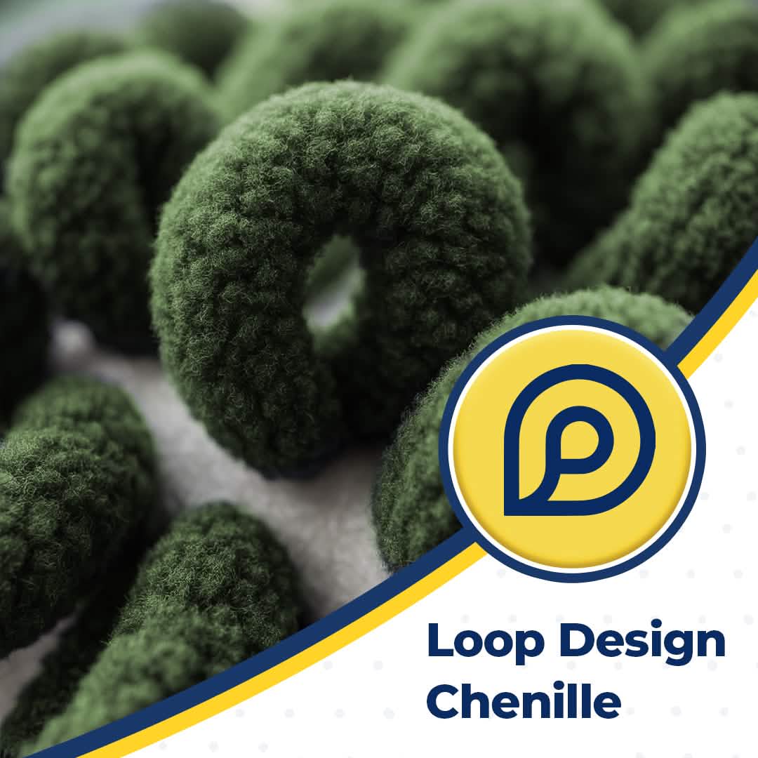 Wumarts Mat® Vertical Loop Design Super Absorbent Chenille Dog Door Mat for Wumarts Paws – Non-Slip, Machine Washable Indoor Entry Rug, Quick-Dry Pet Mat for Entryway