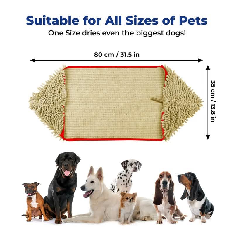 Doggy Dryer Shammy Towel – The Best Dog Towel Available!