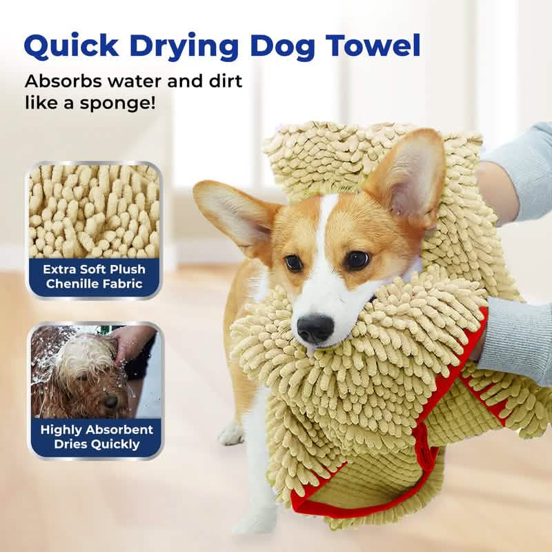Doggy Dryer Shammy Towel – The Best Dog Towel Available!