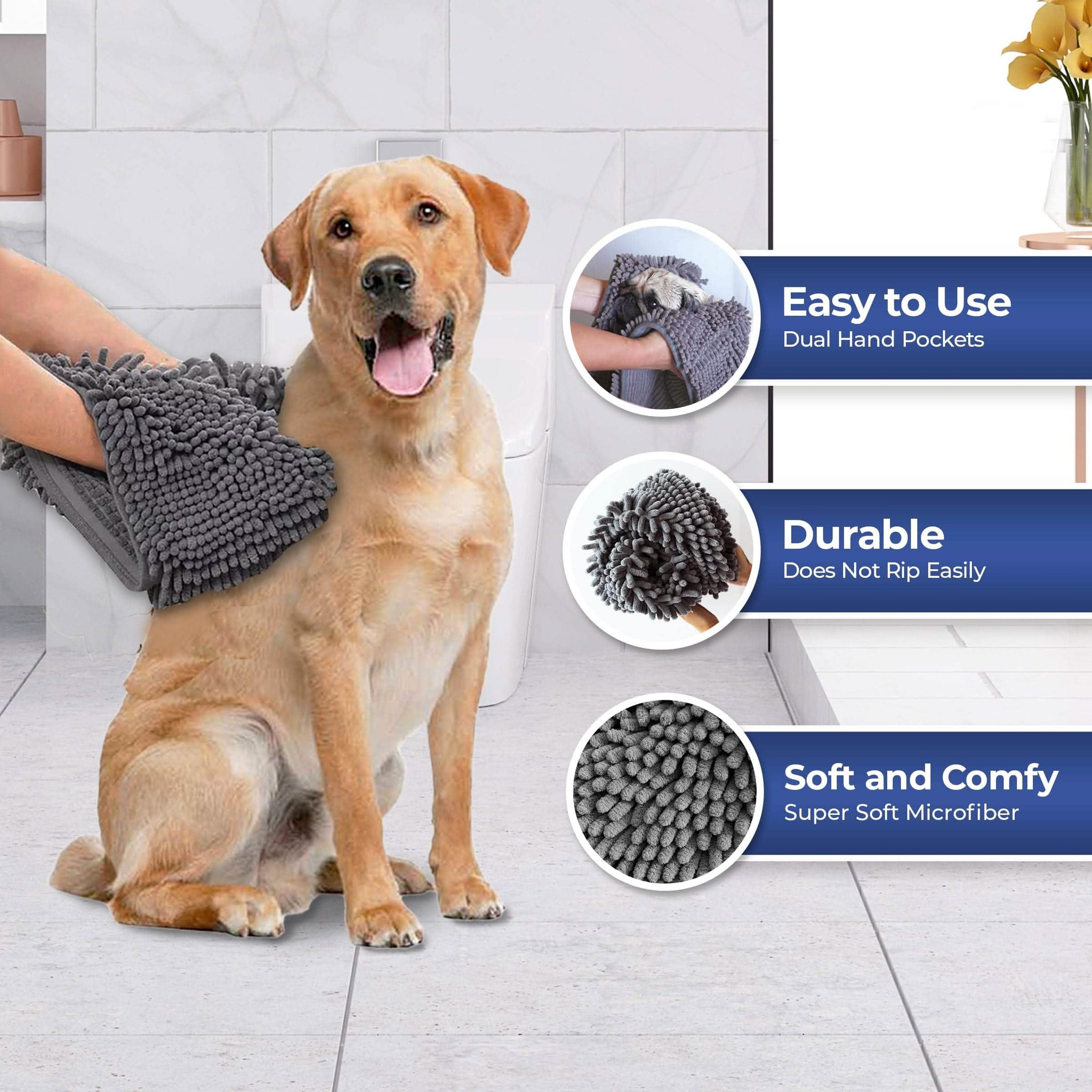 Doggy Dryer Shammy Towel – The Best Dog Towel Available!