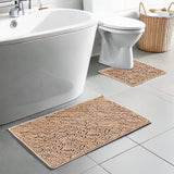 Wumarts Mat® Bathroom Rugs set, Bath Mats (20”x30”) with U Shaped Toilet Mat (20”x20”)